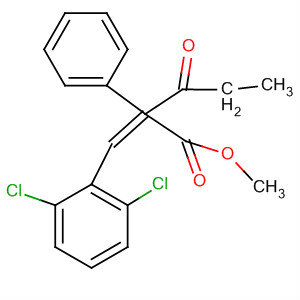 Molecular Structure of 178377-49-6 (Benzenepentanoic acid, a-[(2,6-dichlorophenyl)methylene]-b-oxo-,
methyl ester)