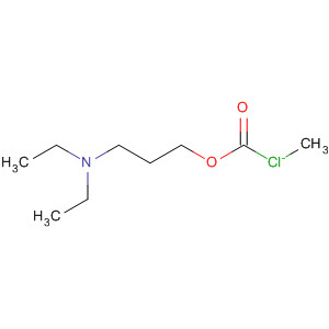 Molecular Structure of 180478-05-1 (Carbonochloridic acid, 3-(diethylamino)propyl ester)