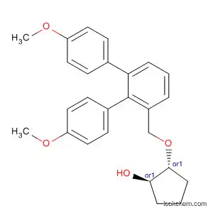 Molecular Structure of 180720-90-5 (Cyclopentanol, 2-[bis(4-methoxyphenyl)phenylmethoxy]-, (1R,2R)-rel-)