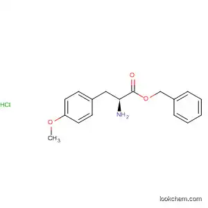 Molecular Structure of 189892-22-6 (Tyrosine, O-methyl-, phenylmethyl ester, hydrochloride)