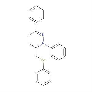 Pyridazine, 1,4,5,6-tetrahydro-1,3-diphenyl-6-[(phenylseleno)methyl]-