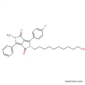 Pyrrolo[3,4-c]pyrrole-1,4-dione,
3-(4-chlorophenyl)-2,5-dihydro-2-(10-hydroxydecyl)-5-methyl-6-phenyl-
