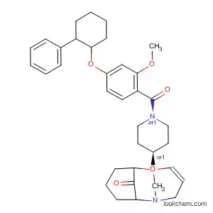 Piperidine,
1-[2-methoxy-4-[(2-phenylcyclohexyl)oxy]benzoyl]-4-(2-oxo-2H-3,1-benz
oxazin-1(4H)-yl)-, cis-