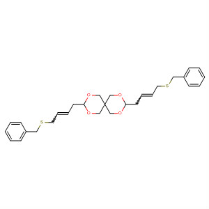2,4,8,10-Tetraoxaspiro[5.5]undecane, 3,9-bis[4-[(phenylmethyl)thio]-2-butenyl]-