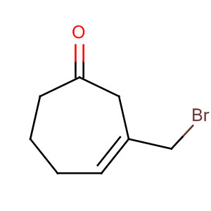 Molecular Structure of 194277-68-4 (3-Cyclohepten-1-one, 3-(bromomethyl)-)