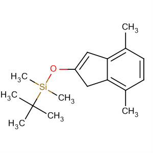 Molecular Structure of 194279-59-9 (Silane, (1,1-dimethylethyl)[(4,7-dimethyl-1H-inden-2-yl)oxy]dimethyl-)