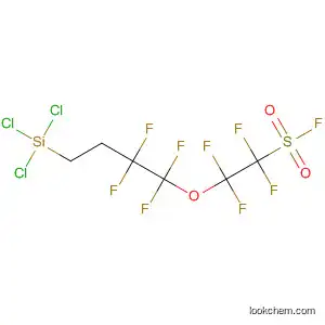 Molecular Structure of 194343-80-1 (Ethanesulfonyl fluoride,
1,1,2,2-tetrafluoro-2-[1,1,2,2-tetrafluoro-4-(trichlorosilyl)butoxy]-)