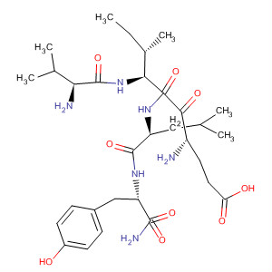 Molecular Structure of 194361-98-3 (L-Tyrosinamide, L-valyl-L-a-glutamyl-L-isoleucyl-L-leucyl-)