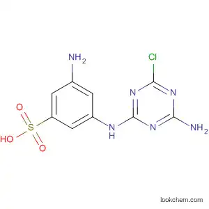 Molecular Structure of 194366-81-9 (Benzenesulfonic acid,
3-amino-5-[(4-amino-6-chloro-1,3,5-triazin-2-yl)amino]-)
