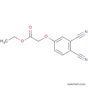 Molecular Structure of 194425-65-5 (Acetic acid, (3,4-dicyanophenoxy)-, ethyl ester)