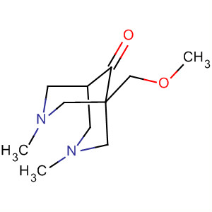 Molecular Structure of 194427-54-8 (3,7-Diazabicyclo[3.3.1]nonan-9-one, 1-(methoxymethyl)-3,7-dimethyl-)