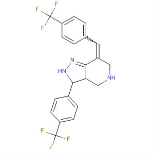 2H-Pyrazolo[4,3-c]pyridine, 3,3a,4,5,6,7-hexahydro-3-[4-(trifluoromethyl)phenyl]-7-[[4-(trifluoromethyl )phenyl]methylene]-