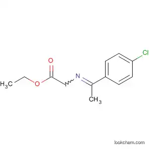 Molecular Structure of 194472-67-8 (Glycine, N-[1-(4-chlorophenyl)ethylidene]-, ethyl ester)