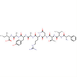 Molecular Structure of 194493-51-1 (L-Isoleucine,
L-phenylalanyl-L-valyl-L-threonyl-L-asparaginyl-L-arginyl-L-alanyl-L-tyrosyl-L
-alanyl-)