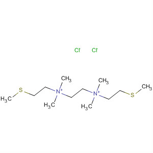 Molecular Structure of 194535-04-1 (1,2-Ethanediaminium,
N,N,N',N'-tetramethyl-N,N'-bis[2-(methylthio)ethyl]-, dichloride)