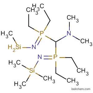Molecular Structure of 194537-76-3 (3,7-Diaza-4,6-diphospha-2,8-disilanona-3,6-dien-5-amine,
4,4,6,6-tetraethyl-N,N,2,2,8,8-tetramethyl-)