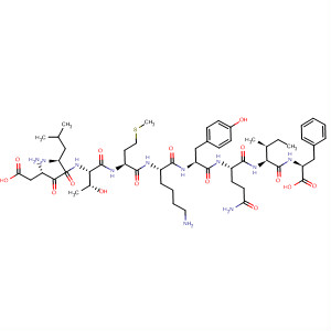 Molecular Structure of 194551-62-7 (L-Phenylalanine,
L-a-aspartyl-L-leucyl-L-threonyl-L-methionyl-L-lysyl-L-tyrosyl-L-glutaminyl-L-
isoleucyl-)