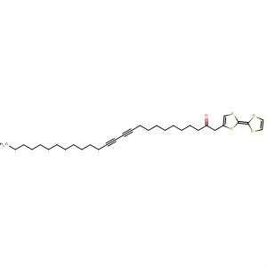 Molecular Structure of 194600-11-8 (11,13-Hexacosadiyn-2-one, 1-[2-(1,3-dithiol-2-ylidene)-1,3-dithiol-4-yl]-)