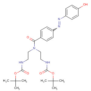 Molecular Structure of 194611-44-4 (10-Oxa-2,5,8-triazadodecanoic acid,
5-[4-[(4-hydroxyphenyl)azo]benzoyl]-11,11-dimethyl-9-oxo-,
1,1-dimethylethyl ester)
