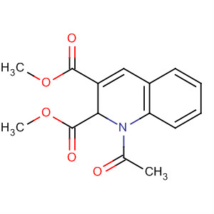 Molecular Structure of 194613-77-9 (2,3-Quinolinedicarboxylic acid, 1-acetyl-1,2-dihydro-, dimethyl ester)