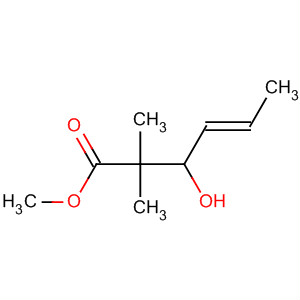 4-Hexenoic acid, 3-hydroxy-2,2-dimethyl-, methyl ester, (4E)-