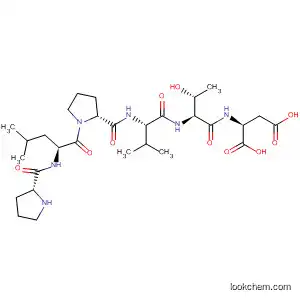 Molecular Structure of 194658-64-5 (L-Aspartic acid, L-prolyl-L-leucyl-L-prolyl-L-valyl-L-threonyl-)