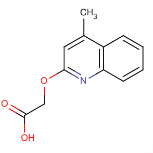 Molecular Structure of 194659-06-8 (Acetic acid, [(4-methyl-2-quinolinyl)oxy]-)