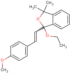Molecular Structure of 194673-65-9 (Isobenzofuran,
1-ethoxy-1,3-dihydro-1-[2-(4-methoxyphenyl)ethenyl]-3,3-dimethyl-)