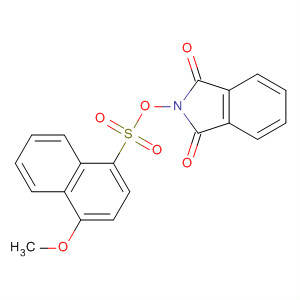 1H-Isoindole-1,3(2H)-dione,  2-[[(4-methoxy-1-naphthalenyl)sulfonyl]oxy]-