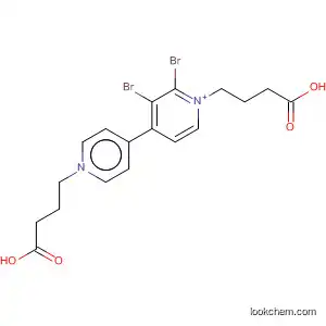 Molecular Structure of 194716-30-8 (4,4'-Bipyridinium, 1,1'-bis(3-carboxypropyl)-, dibromide)