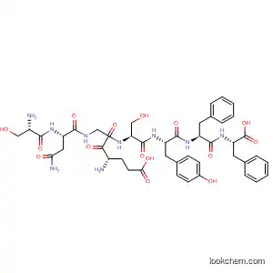 Molecular Structure of 194729-19-6 (L-Phenylalanine,
L-seryl-L-asparaginyl-L-a-glutamylglycyl-L-seryl-L-tyrosyl-L-phenylalanyl-)