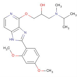 2-Propanol, 1-[[2-(2,4-dimethoxyphenyl)-1H-imidazo[4,5-c]pyridin-4-yl]oxy]-3-[methyl (1-methylethyl)amino]-