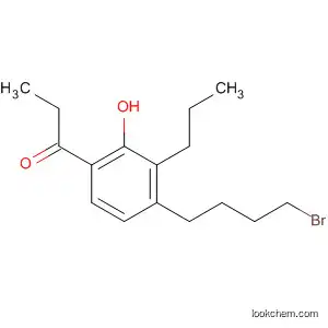 1-Propanone, 1-[4-(4-bromobutyl)-2-hydroxy-3-propylphenyl]-