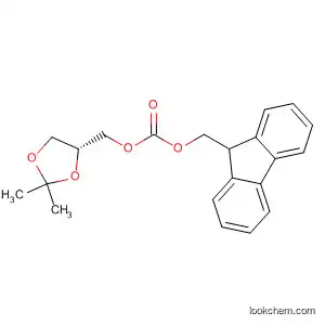 Molecular Structure of 194796-97-9 (Carbonic acid, [(4R)-2,2-dimethyl-1,3-dioxolan-4-yl]methyl
9H-fluoren-9-ylmethyl ester)