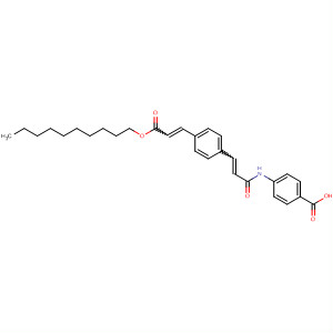 Benzoic acid, 4-[[3-[4-[3-(decyloxy)-3-oxo-1-propenyl]phenyl]-1-oxo-2-propenyl]amino] -