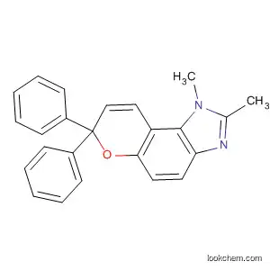 Molecular Structure of 194917-86-7 (Pyrano[3,2-e]benzimidazole, 1,7-dihydro-1,2-dimethyl-7,7-diphenyl-)