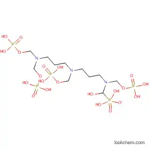 Molecular Structure of 194933-57-8 (2-Oxa-4,8,12-triaza-1-phosphatridecan-13-ol,
1,1-dihydroxy-4,8,12-tris[(phosphonooxy)methyl]-, 13-(dihydrogen
phosphate), 1-oxide)