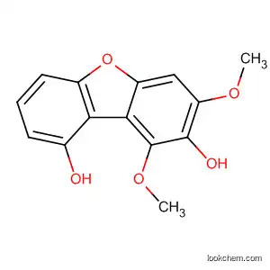 Molecular Structure of 194936-08-8 (1,8-Dibenzofurandiol, 7,9-dimethoxy-)