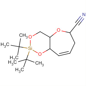 Molecular Structure of 194939-02-1 (4H-1,3,2-Dioxasilino[5,4-b]oxepin-6-carbonitrile,
2,2-bis(1,1-dimethylethyl)-4a,6,7,9a-tetrahydro-)