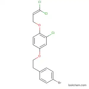 Molecular Structure of 194939-93-0 (Benzene,
4-[2-(4-bromophenyl)ethoxy]-2-chloro-1-[(3,3-dichloro-2-propenyl)oxy]-)