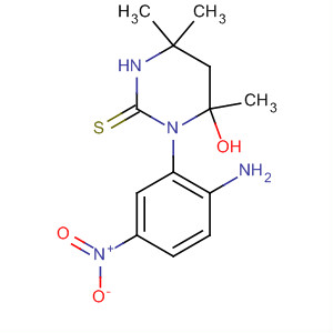 2(1H)-Pyrimidinethione, 1-(2-amino-5-nitrophenyl)tetrahydro-6-hydroxy-4,4,6-trimethyl-