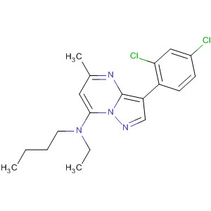 Pyrazolo[1,5-a]pyrimidin-7-amine, N-butyl-3-(2,4-dichlorophenyl)-N-ethyl-5-methyl-