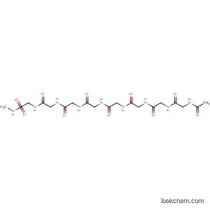 Molecular Structure of 195060-86-7 (Glycinamide, N-acetylglycylglycylglycylglycylglycylglycylglycyl-N-methyl-)