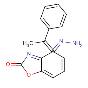 2(3H)-Benzoxazolone, (1-phenylethylidene)hydrazone
