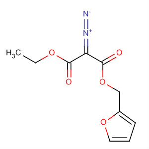 Molecular Structure of 195144-96-8 (Propanedioic acid, diazo-, ethyl 2-furanylmethyl ester)