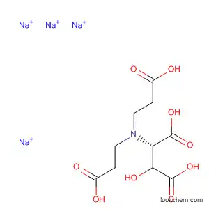 Molecular Structure of 195151-55-4 (L-Aspartic acid, N,N-bis(2-carboxyethyl)-3-hydroxy-, tetrasodium salt)