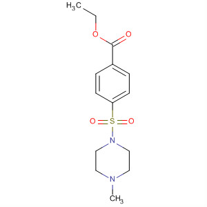Benzoic acid, 4-[(4-methyl-1-piperazinyl)sulfonyl]-, ethyl ester