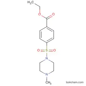 Molecular Structure of 195155-15-8 (Benzoic acid, 4-[(4-methyl-1-piperazinyl)sulfonyl]-, ethyl ester)
