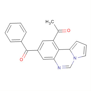 Molecular Structure of 195248-16-9 (Ethanone, 1-(3-benzoylpyrrolo[1,2-c]quinazolin-1-yl)-)