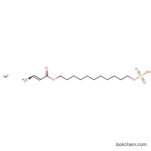 Molecular Structure of 195370-13-9 (2-Butenoic acid, 11-(sulfooxy)undecyl ester, sodium salt)